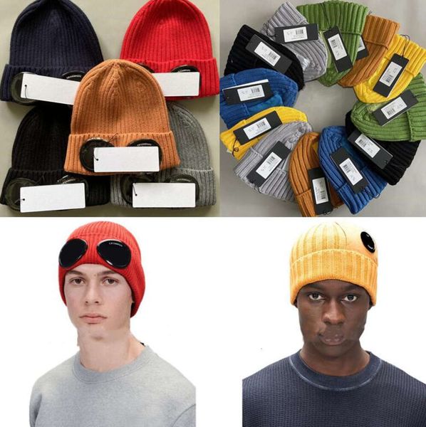 

cp hat Beanie Cp Hat Beanie/skull Caps Beanie17 Color Designer Autumn Windbreak Beanies Two Lens Glasses Goggles New Cp Men Knitted Hats Face, A6
