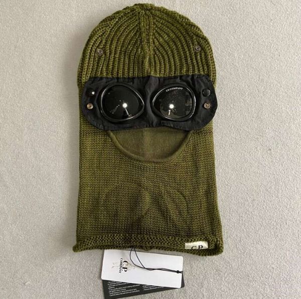 

cp hat Beanie Beanie/skull Cap Beanie17 Color Designer Autumn Windbreak Beanies Two Lens Glasses Goggles Hat Cp Men Knitted Hats Face, A6
