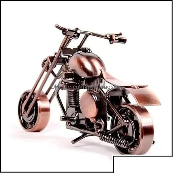 arts and crafts arts and crafts gifts home garden motorcycle shaepe ornament hand mede metal iron art craft for living room deco dhd dheog