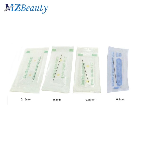 

& body art tattoo 100pcs disposable sterilized professional tattoo needles 1rl 0.18 0.3 0.35mm 0.4mm permanent makeup machine needle...