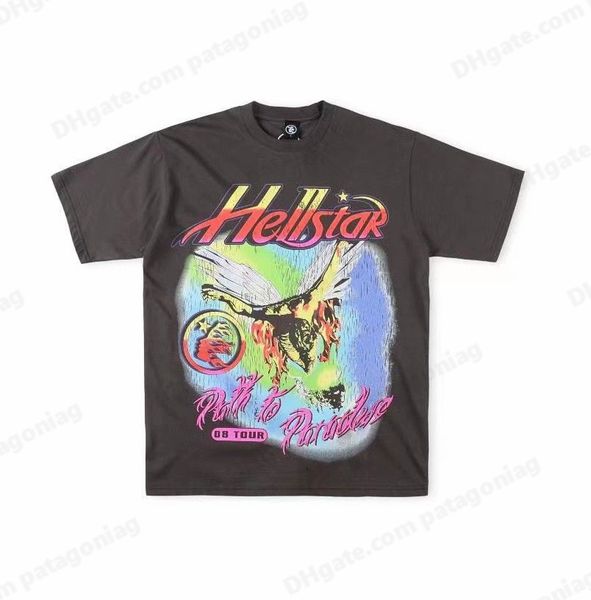 

hellstar men's t-shirts mens t shirt designer shirts for men summer clothes fashion couples cotton tee casual women short sleeve tees w, White;black