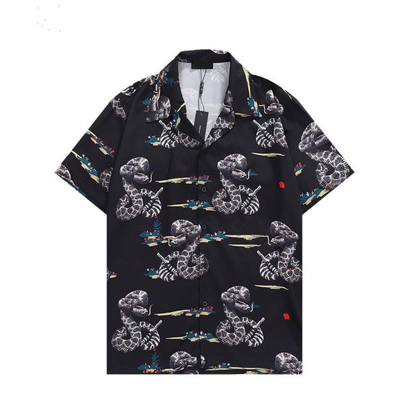 

mens fashion floral hawaiian shirts short sleeve button down bowling beach casual summer dress shirt -3xl tyt2 tyt2, White;black
