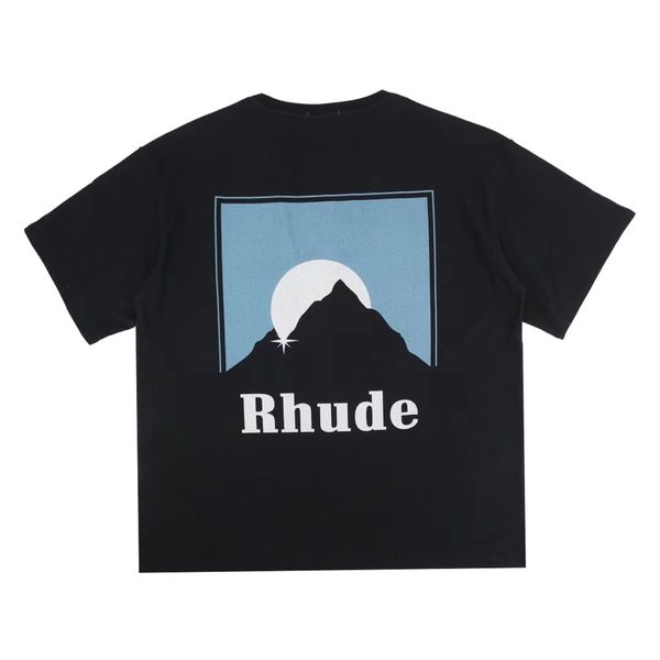 

Summer Rhude t-shirt Designer T Shirt Men t shirts Tops Luxury Letter Print Shirt Mens Women Clothing Short Sleeved S-XXLTOTZ 41I458, 10