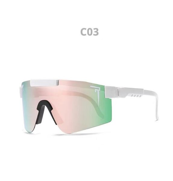 

vipers pits 2023 sport original google tr90 polarized sunglasses for men/women outdoor windproof eyewear 100% uv mirrored lens gift sunglass, White;black