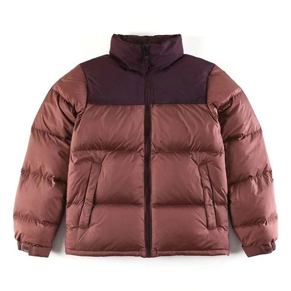 

mens winter jacket women down hooded embroidery north warm parka coat face men puffer jackets letter print outwear multiple colour printing, Black