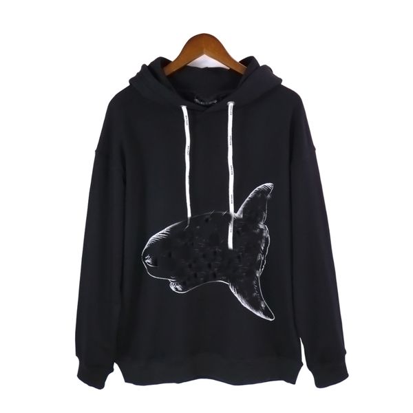 

white hoodies designer of luxury hoodie for man quility brand palm amgels set spring kid hoody pa spray letter tide mens y2k polo sta 100% c, Black