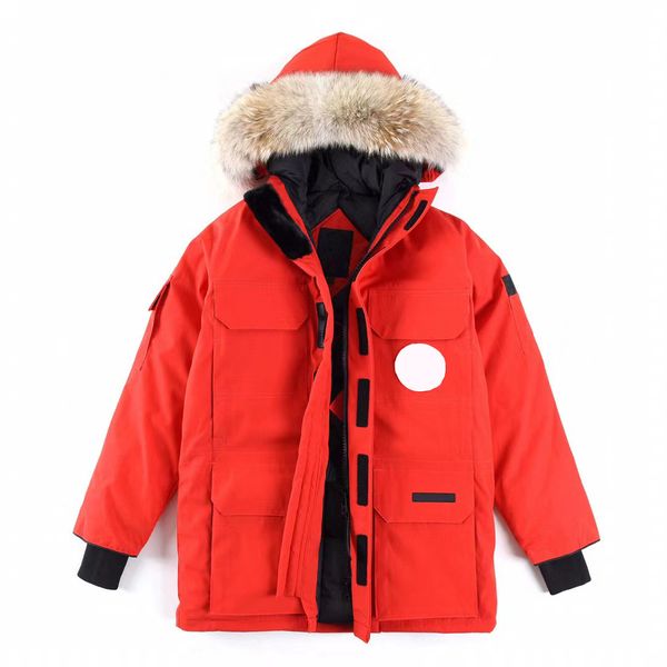 

mens designer down jacket winter warm coats canadian goose letter embroidery outdoor fashion for male couples parkas a051 okng, Black