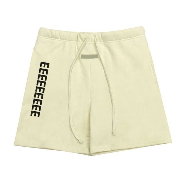 

designer men women essentialclothing shirt shorts casual eric emmanuel short summer mens womens printed letter loose pure cotton couples sho, White;black