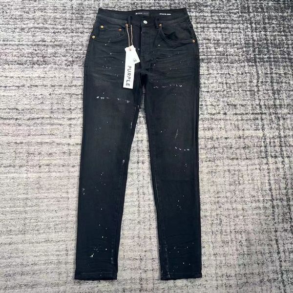 

ksubi purple jeans designer stacked jeans men mens ripped straight regular jeans denim old long black jeans f p3, Blue