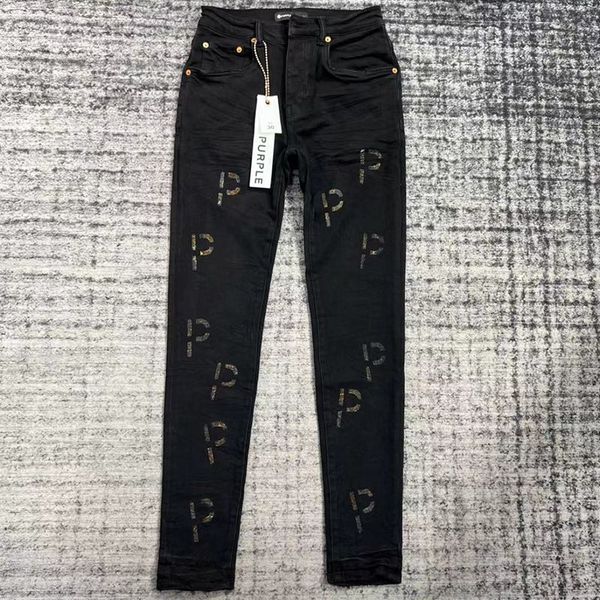

ksubi purple jeans designer stacked jeans men mens ripped straight regular jeans denim old long black jeans f p12, Blue