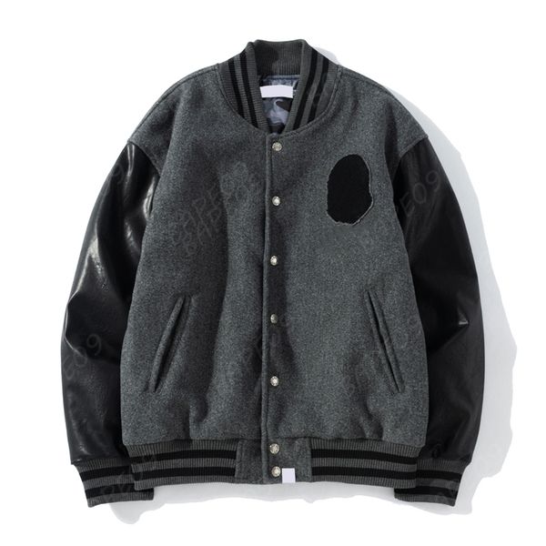 

varsity jacket mens designer jackets men women baseball letter embroidery coat streetwear 8 j1qs, Black;brown