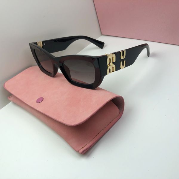 

sunglasses mu sunglasses designer womens oval frame glasses uv selling property squared metal legs miu letter design smu09ws smu11ws eyeglas, White;black