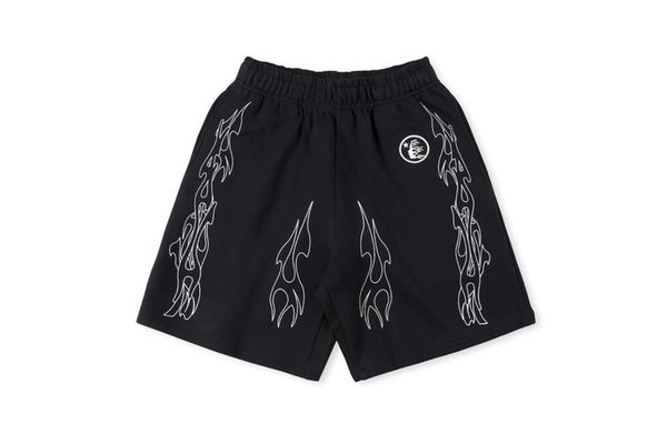 

hellstar 2023 summer vintage studios heaven street men's and women's shorts drawstring extra large quick drying brie u0ry, White;black