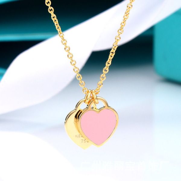 

love necklace designer jewelry necklaces chain chains link luxury jewellery heart pendant custom love pendants women womens stainless steel, Silver