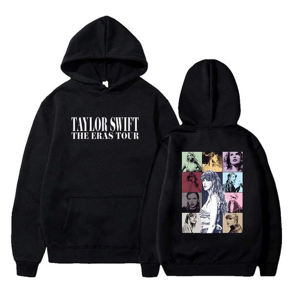 

taylor album swift same style men's hoodies sweatshirts mindnights new men print winter graphic hip hop oversizedo3fy 23 5asp, Black