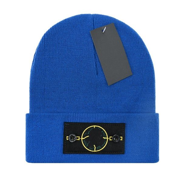 

luxury stone beanie brand knitted hat designer cap mens fitted hats cashmere letters casual skull caps outdoor jn20 1 bklq bklq, Blue;gray