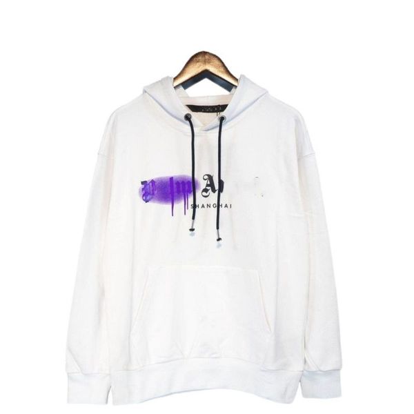 

designer mens hoodies of luxury hoodie brand palms hoody pa sweatsuirts spray letter long sleeve spring summer tide men women tee 100% cotto, Black