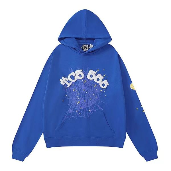

spider hoodie designer pink sp5der young thug star of the same style 555555 beauty tide oversized hooded x7iw rixd, Black