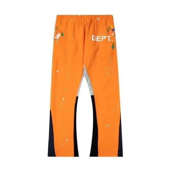 

fashion designer men's pants galleries sweatpants depts speckled letter print women's couple loose versatile casual straight 7ahw, Black