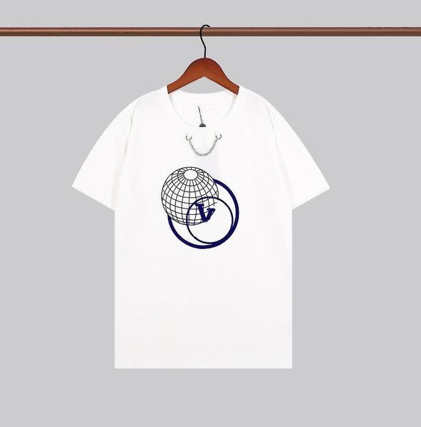 

summer t shirt designer tshirt luxury mens t-shirts black white color letters short sleeve men women 100% cotton sleeves size s-5xl rhii, White;black