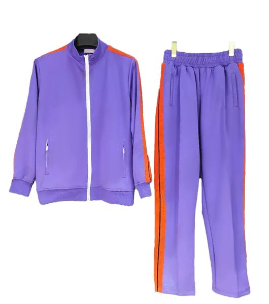 

mens tracksuits sweatshirt zipper coats street loose suits womens designers hoodies veste femme jackets pants sportswear jogging sweatshirts, Gray