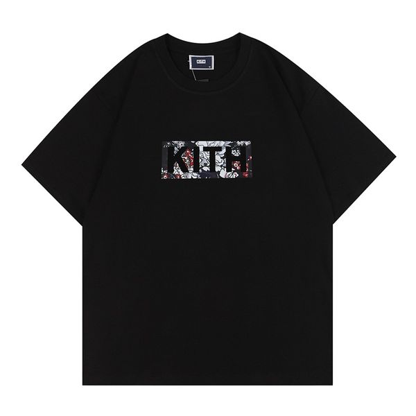 

kith tom and jerry t-shirt designer men women casual short sleeves sesame street tee vintage fashion clothes tees outwear oversize man shor, White;black