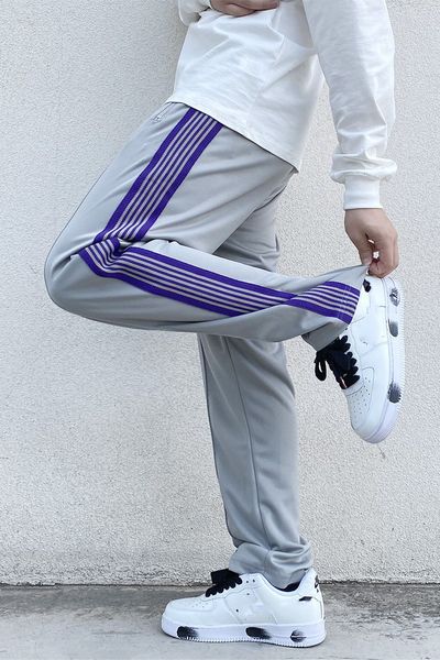 

mens designer sport pants fashion causal wide leg pants for men sweatpants jogging trousers high street hop hip outwear black army green str