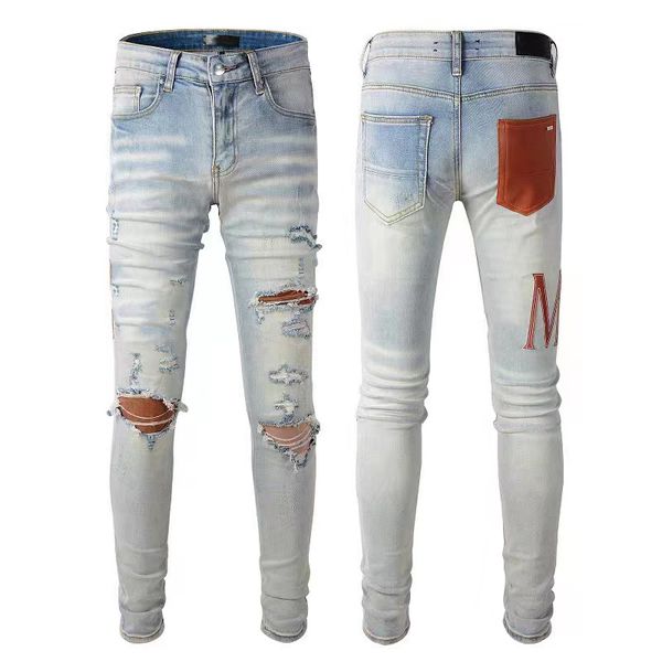

man jeans woman jeans purple jeans skinny jeans ripped biker slim straight skinny pants designer stack jeans fashion jeans mens trend brand, Blue