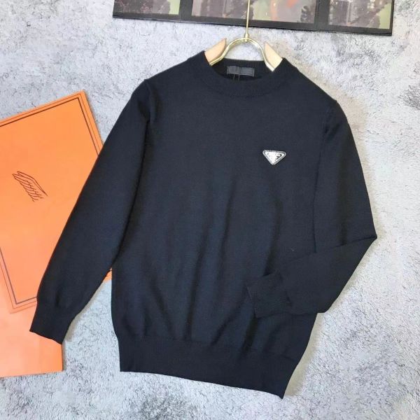 

sweater mens designer sweater luxury man sweaters long sleeves knitted jumper fashion turtleneck casual sweatshirts womens clothes asian qki, White;black