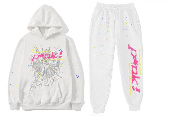 

mens pants designer pink sp5der tech fleece pant 555555 black tracksuit young thug spider hoodie 555 hoodies cotton blend mw2h