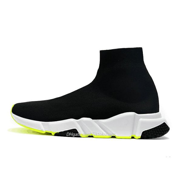 

mens tracksuits socks speed runner 10 casual shoes fly knit platform mens black white sock shoe master womens sneakers classic speeds traine, Gray
