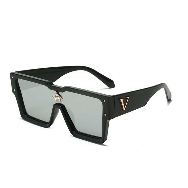 

men designer sunglasses with box for women hip hop luxury classics fashion matching driving beach shading uv protection polarized glasses gi, White;black