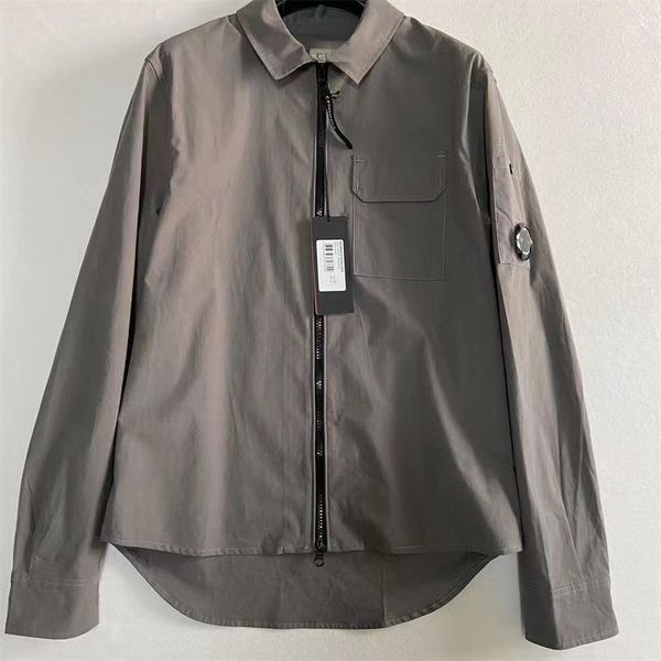 

cp c0mpany nylon brand mens toney jackets classic zipper high-quality embroidered badge style casual loose men's jacket fashion hoodies, Black;brown