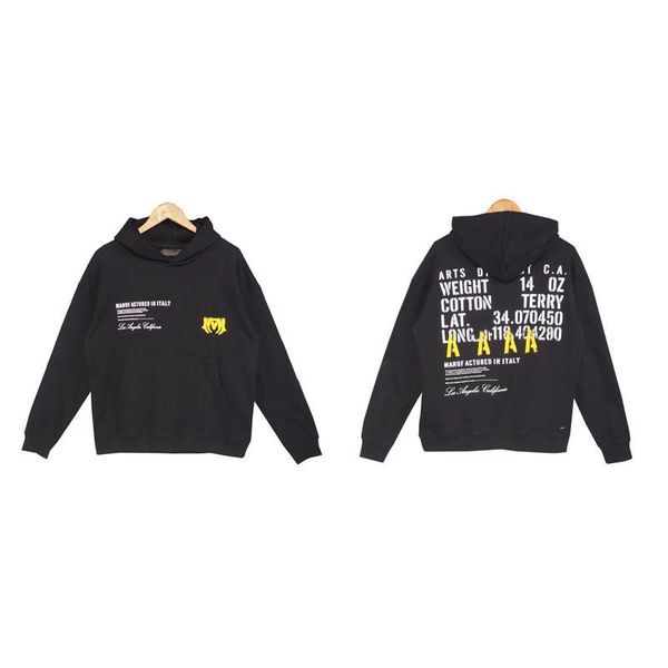 

amirri mens hoodie womens hoody long sleeve pullover graffiti camouflage clothing hoodies loose streetwear cottons sweatshirts fashion clot, Black