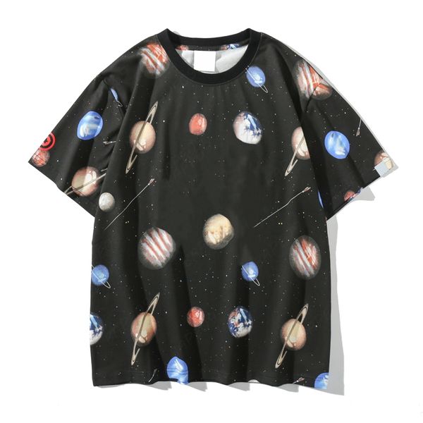 

men tees shirt summer designer white t-shirt casual loose t-shirts hip hop streetwear clothing ub9g, White;black
