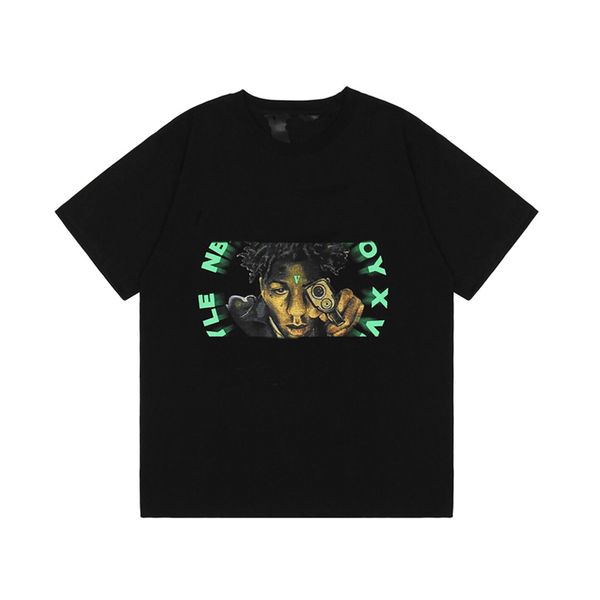 

designer t mens shirt letter print big v women short sleeve hip hop style black white orange tees size s-xlgp0j 10508b, White;black