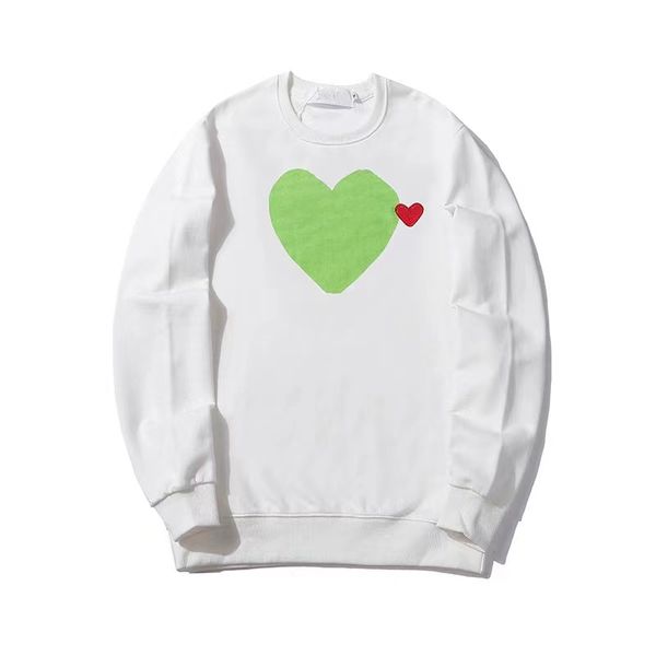 

play designer men's hoodies fashion hearts badge hoodie trend cotton sweatshirts women's clothing labels yc81, Black