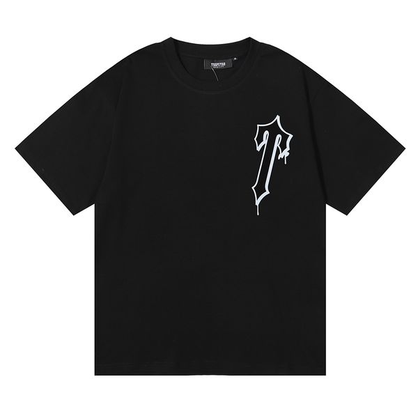 

designer trapstar mens womens t shirts polos short and t shirt set women trapstars trendy pullovers trapstar tracksuit size s-xl 3lou, White;black