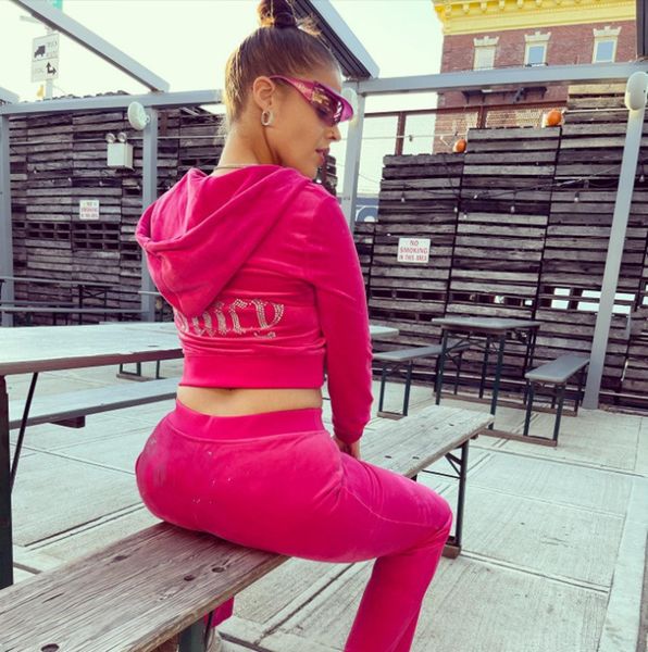 

designer tracksuits hoodie women's velvet tracksuit juicy two piece set women coutoures track suit sweatsuits casual sport hoodies sets, Gray