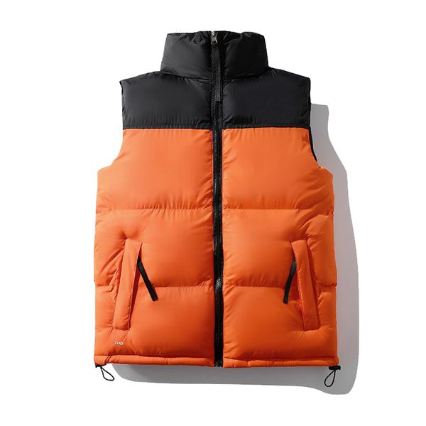 

mens gilet tnf puffer bodywarmer designer vest women's outerwear autumn and winter black luxury goose feather material loose coat fashi, Black;white