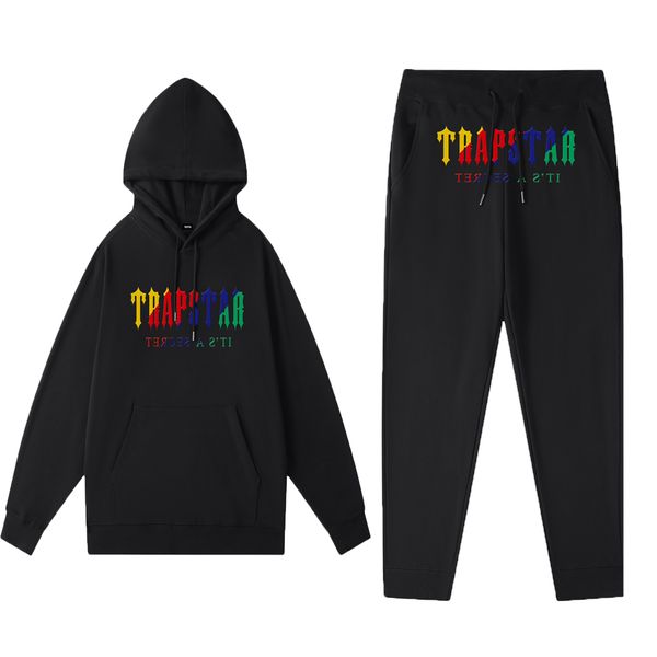 

mens designer clothe jacket trapstar hoodie sportswear track suit cotton breathable clothing warmrajo 22pigt, Black