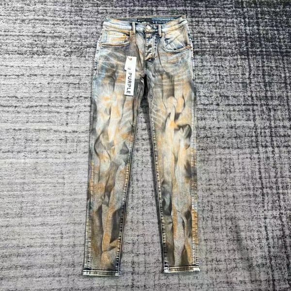 

2023 men designer antiaging slim fit casual jeans a i3, Blue