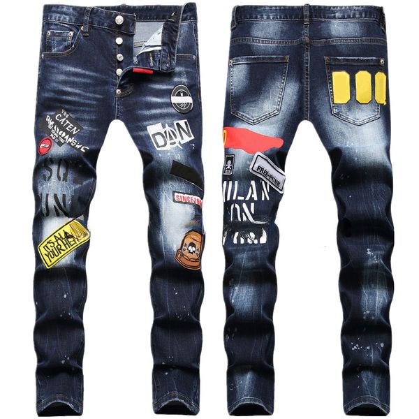 

purple jeans mens jeans amri jeans hip hop jeans black denim tears for man mens luxury designer denim jeans men embroidery mens fashion jean, Blue