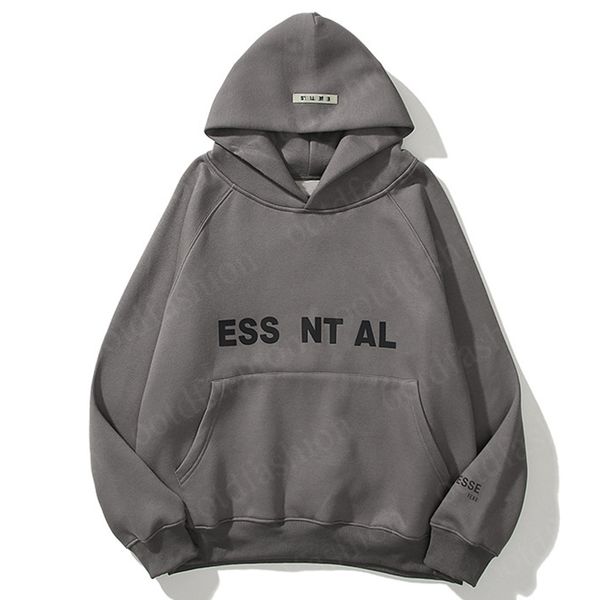 

men's designer couples sweatshirts velvet hoodys sweater ess pullovers women hoodie winter oversized jumpers street clothing 1, Black