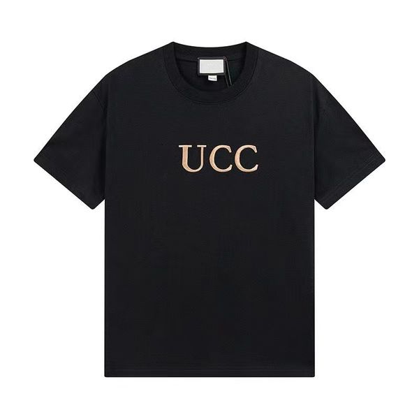 

mens t shirt designer technical printing short sleeve casual breathable sweatshirt letter-printed pure cotton lovers' same clothing s-5, White;black