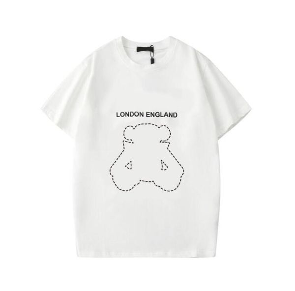 

burbrery prints shirt mens designer summer short classic luxury casual chest letter womens fashion t-shirt premium comfortable pure cotton v, White;black