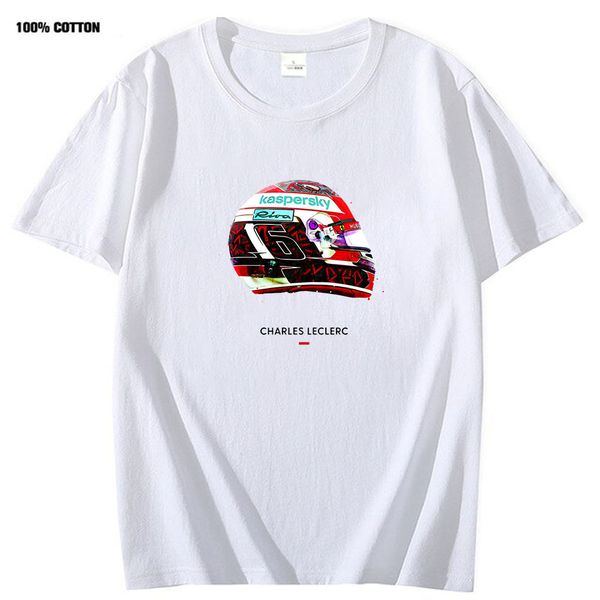 

men s t shirts charles leclerc tshirt women short sleeve 100 cotton oversized y2k clothes funny video games clothing tees 230408yx96 1dtj8, White;black