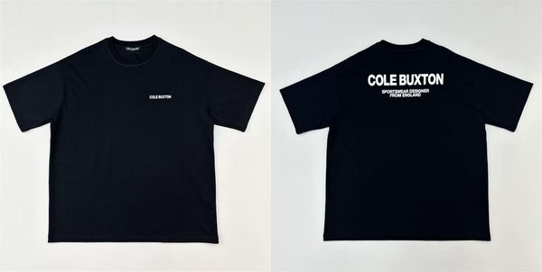 

men's t-shirts cole buxton brown royal blue classic slogan printing shirt men women 100% cotton oversized cb tee casual streetwear q7mh, White;black