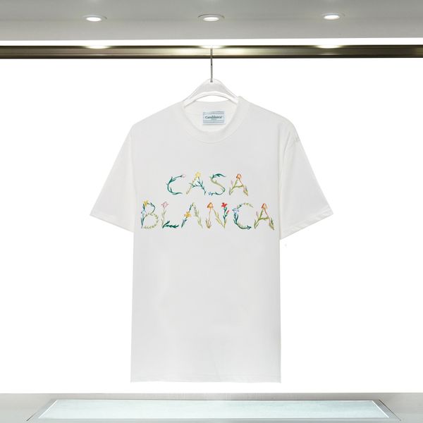 

mens designer t shirt casablanca woman t-shirts casa fashion 100% cotton short sleeve street style men tshirt casablanc shirts 10 bzwv, White;black