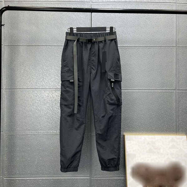 

designer mens pants stone and island men multi-pocket overalls stones women military feng shui wash plastic feet leisure high street spring, Black;white
